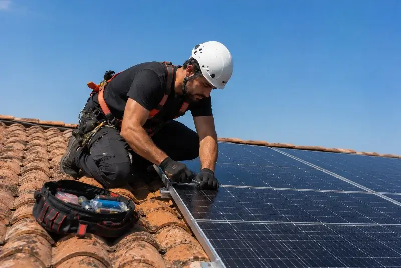 Maintenance et monitoring de panneaux solaires à Varennes