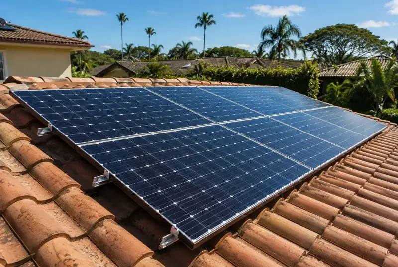 Installation de panneaux solaires à Varennes